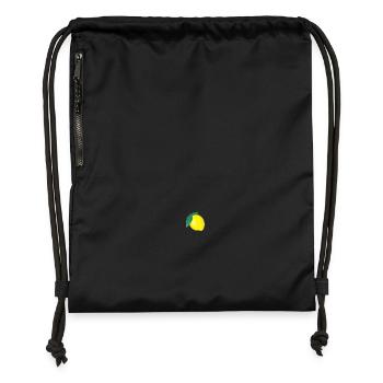lemon - Gymsac made from recycled material - black - Front