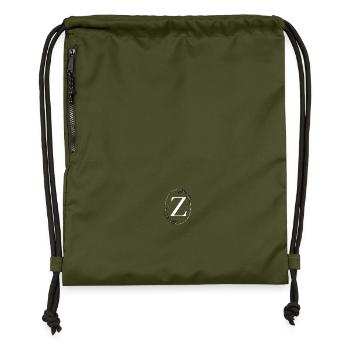 Lettre Z - Sac à cordon en polyester recyclé - military green - Devant