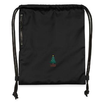 I love Christmas - Gymsac made from recycled material - black - Front