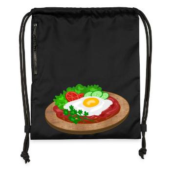 Strammer Max - Sac à cordon en polyester recyclé - noir - Devant