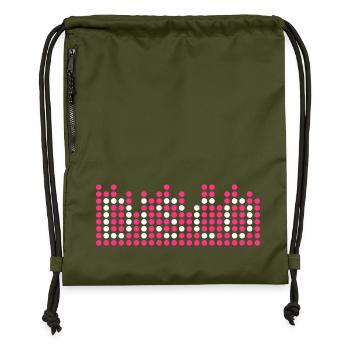 disco 2c equalizer EN - Gymsac made from recycled material - military green - Front