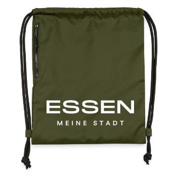 Essen - Turnbeutel aus Recycling-Material - military Green - Vorne