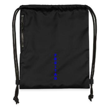 Friday - blue - Gymsac made from recycled material - black - Front