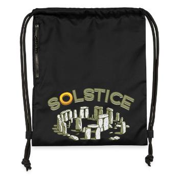 Litha Pagan Summer Solstice Midsummer Midsommar - Gymsac made from recycled material - black - Front