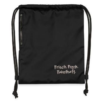 Musiciens de la ville de Brême : Frais. Impudent. Fabuleux! - Sac à cordon en polyester recyclé - noir - Devant