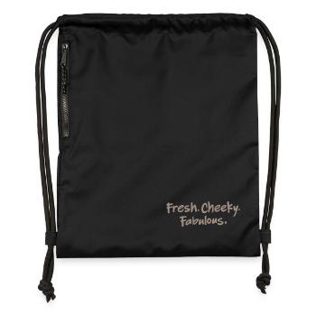 Musiciens de la ville de Brême : Frais. Effronté. Fabuleux! - Sac à cordon en polyester recyclé - noir - Devant