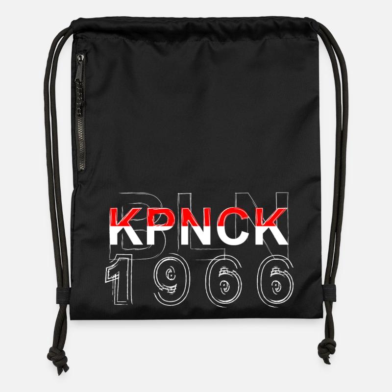 Berlin Köpenick Millésime 1966 55ème anniversaire - Sac à cordon en polyester recyclé - noir