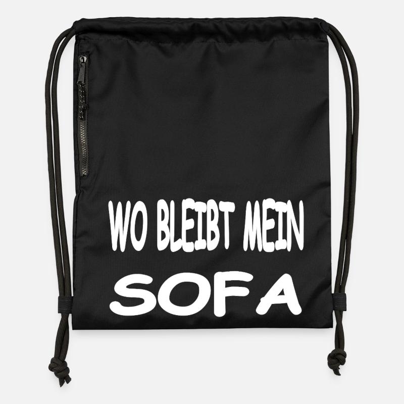 sofa - Gymsac made from recycled material - black