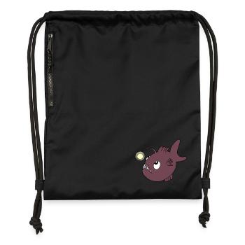 Frogfish - Gymsac made from recycled material - black - Front
