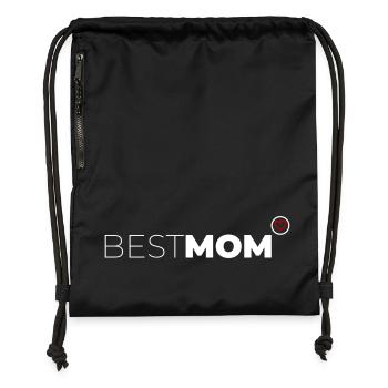 Best Mom - Turnbeutel aus Recycling-Material - Schwarz - Vorne