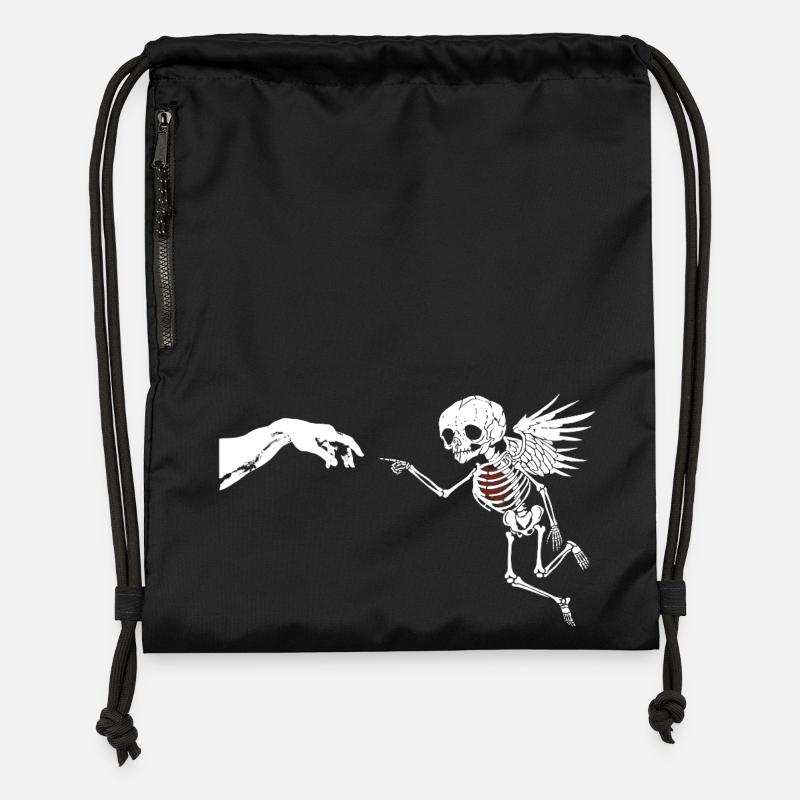 CUPIDON - Sac à cordon en polyester recyclé - noir