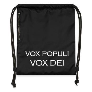VOX_POPULI-_VOX_DEI - Turnbeutel aus Recycling-Material - military Green - Vorne