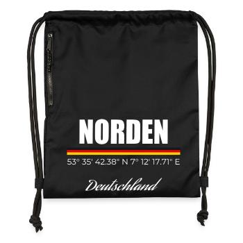 Norden - Turnbeutel aus Recycling-Material - military Green - Vorne