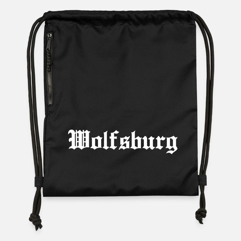 Wolfsburg - Gymsac made from recycled material - black