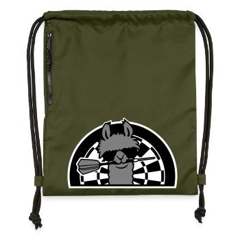 Lunettes de soleil Cool Lama Dart Dart Sweet - Sac à cordon en polyester recyclé - military green - Devant