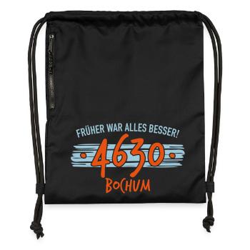 Früher 4630 Bochum - Turnbeutel aus Recycling-Material - Schwarz - Vorne
