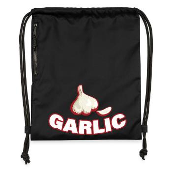 ail - Sac à cordon en polyester recyclé - noir - Devant