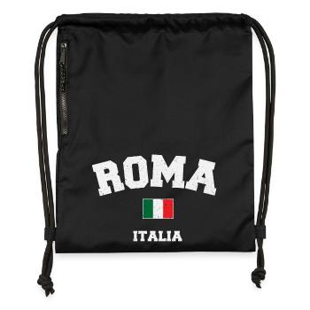Roma Italia Emblem - Gymsac made from recycled material - military green - Front