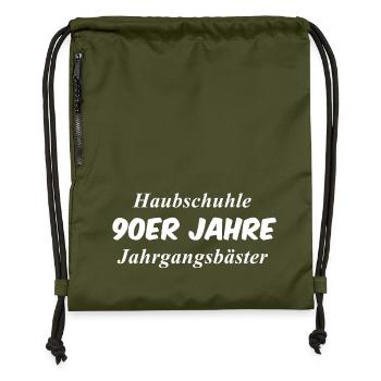 Schule - Turnbeutel aus Recycling-Material - military Green - Vorne