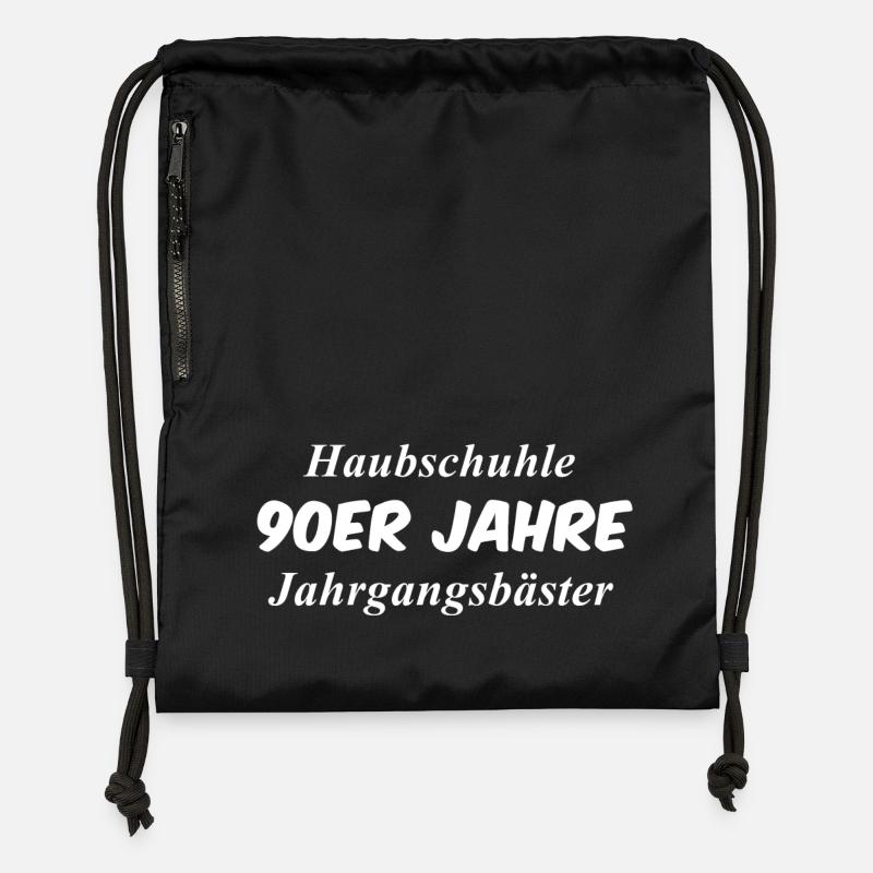 School - Gymsac made from recycled material - black