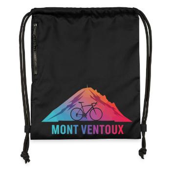 Attractive Mont Ventoux Climb - Gymsac made from recycled material - black - Front