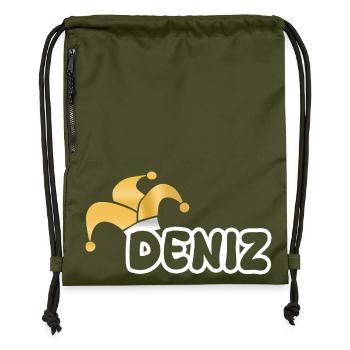 Carnival Deniz - Gymsac made from recycled material - military green - Front