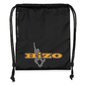 HiZo skater - Gymsac made from recycled material - black - Front