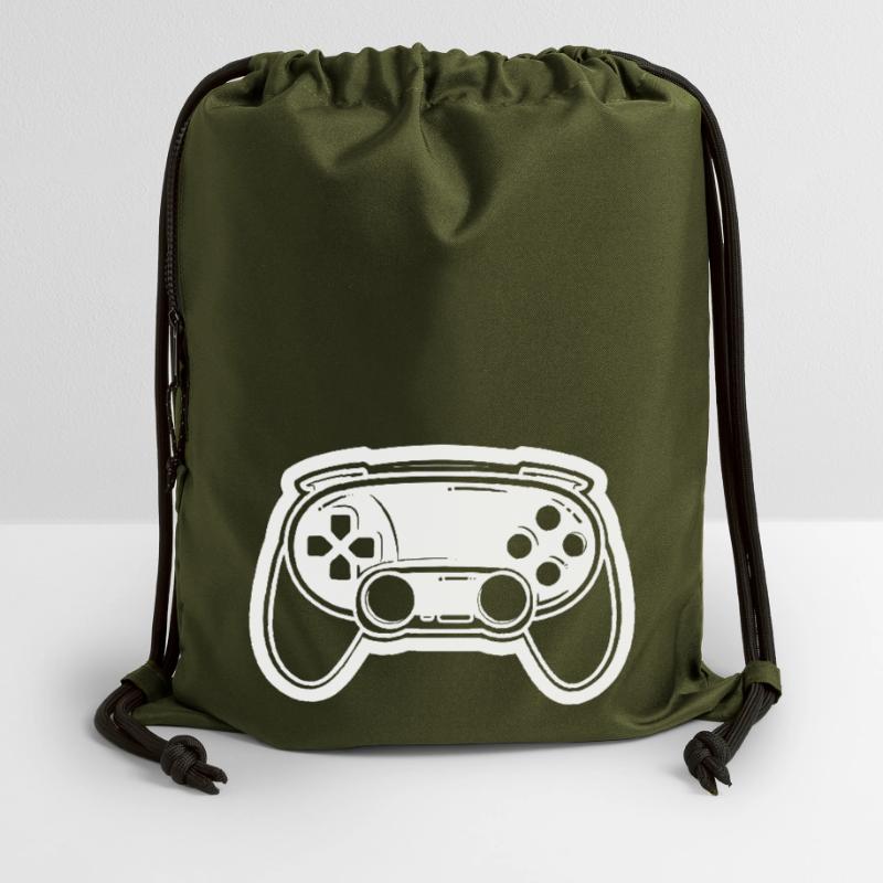 Video Game Controller Drawing Gymsac made from recycled material