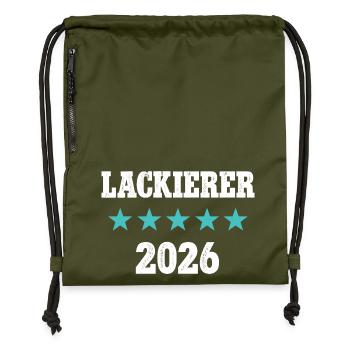 Painter 2026 Apprenticeship Examination Master Trainee - Gymsac made from recycled material - military green - Front