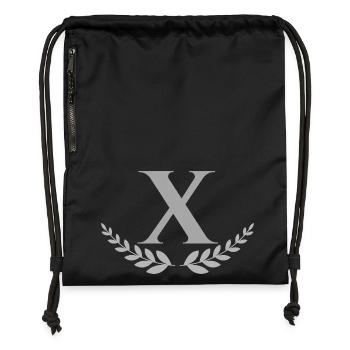 x - Gymsac made from recycled material - black - Front