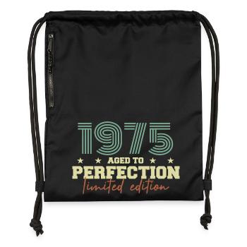 1975 - Gymsac made from recycled material - black - Front