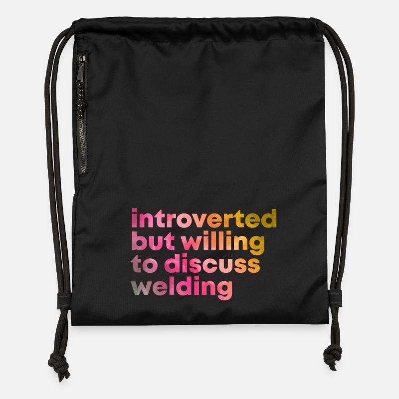 Welding - Gymsac made from recycled material - black