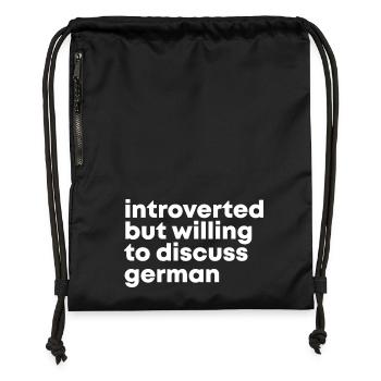 Deutsch - Turnbeutel aus Recycling-Material - military Green - Vorne