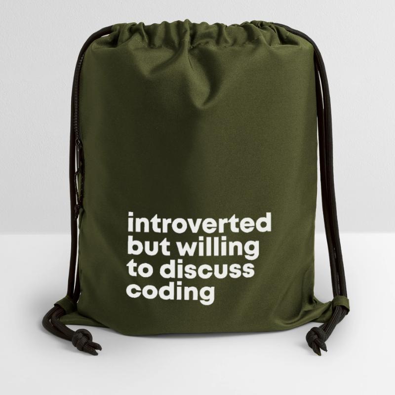 Codierung Codierung Codierung Turnbeutel aus Recycling-Material