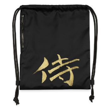 Samurai - Japanese character - Gymsac made from recycled material - black - Front