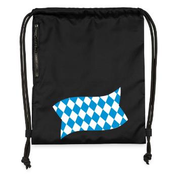 Bavaria - Gymsac made from recycled material - black - Front