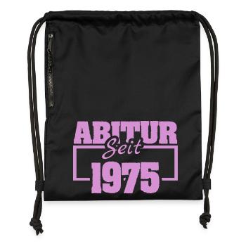 1975 - Gymsac made from recycled material - black - Front