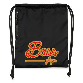Bass player - Gymsac made from recycled material - black - Front