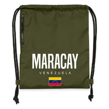 Maracay Venezuela - Gymsac made from recycled material - military green - Front