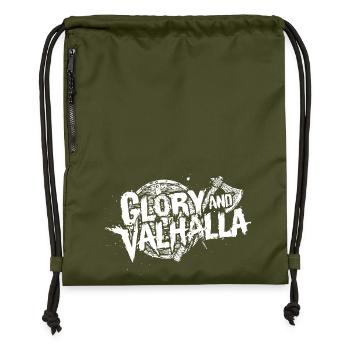 Glory and Valhalla - Turnbeutel aus Recycling-Material - military Green - Vorne