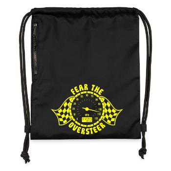 Fear The OversteEr Racer Slot Race Gifts - Turnbeutel aus Recycling-Material - Schwarz - Vorne