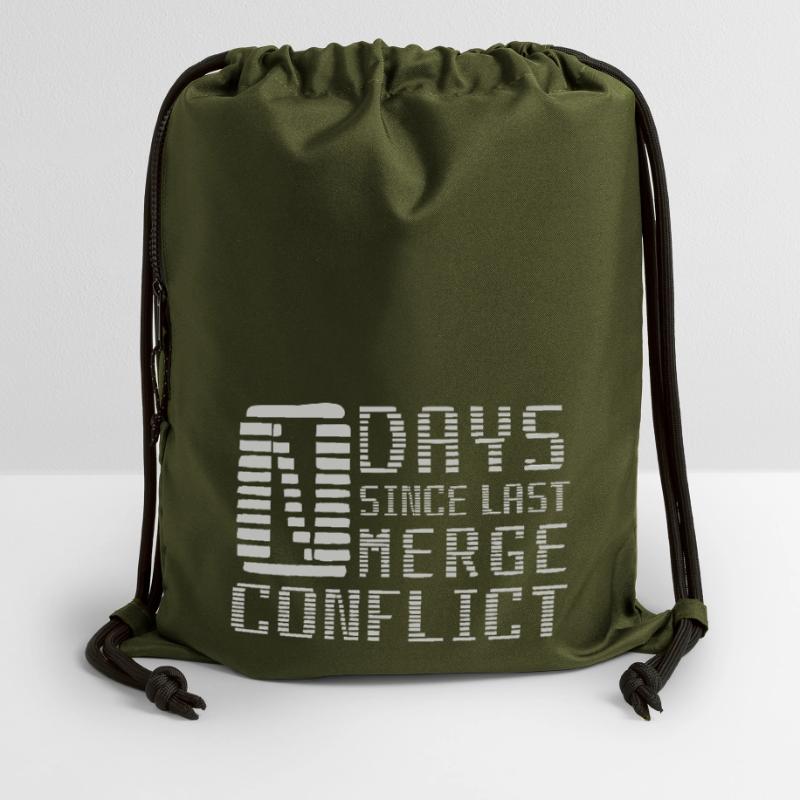 Merge Conflict Software Developer Developer geek Gymsac made from recycled material