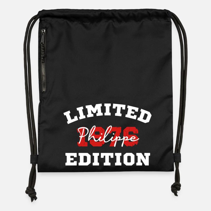 Limited 1976 Philippe Edition - Sac à cordon en polyester recyclé - noir
