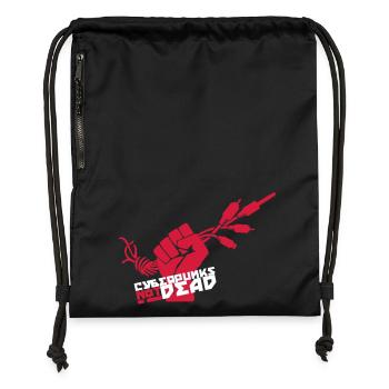 Cyber Punks not dead - Gymsac made from recycled material - black - Front