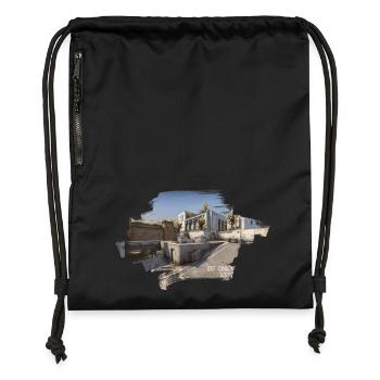 DUST2 - Gymsac made from recycled material - black - Front