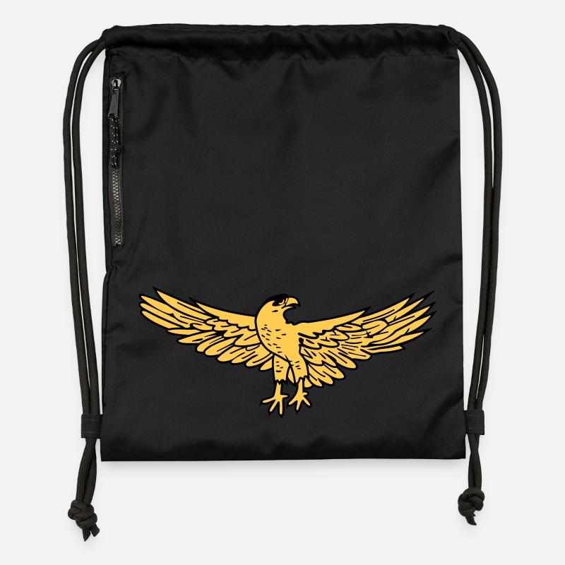 Eagle Rome SPQR - Gymsac made from recycled material - black