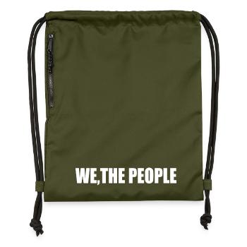 we the people - Turnbeutel aus Recycling-Material - military Green - Vorne