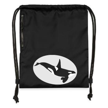 orca - Gymsac made from recycled material - military green - Front
