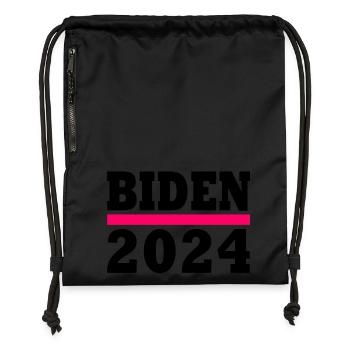 Biden 2024 - Turnbeutel aus Recycling-Material - Schwarz - Vorne