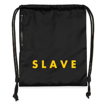 Slave - Gymsac made from recycled material - black - Front
